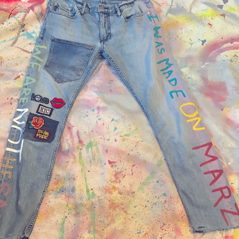 Custom jeans